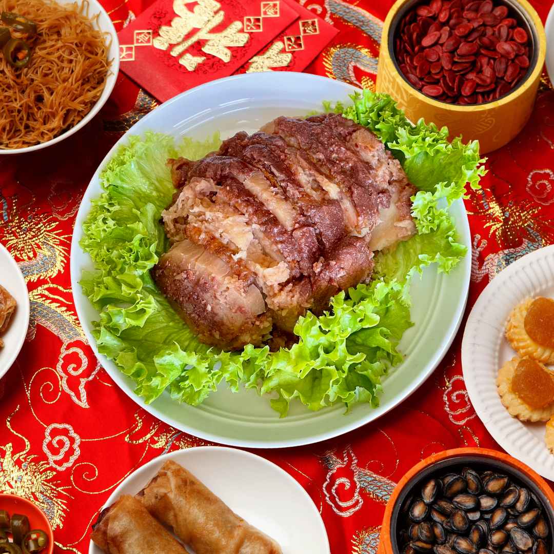 Braised Pork with Yam  芋头扣肉
