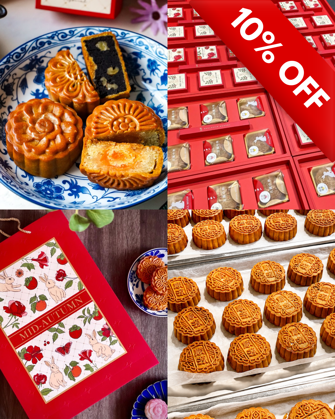 Premium Traditional Mooncakes Gift Set 720g