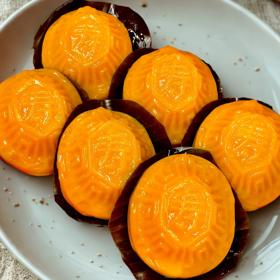 Sweet Potato Angku with Mung Bean