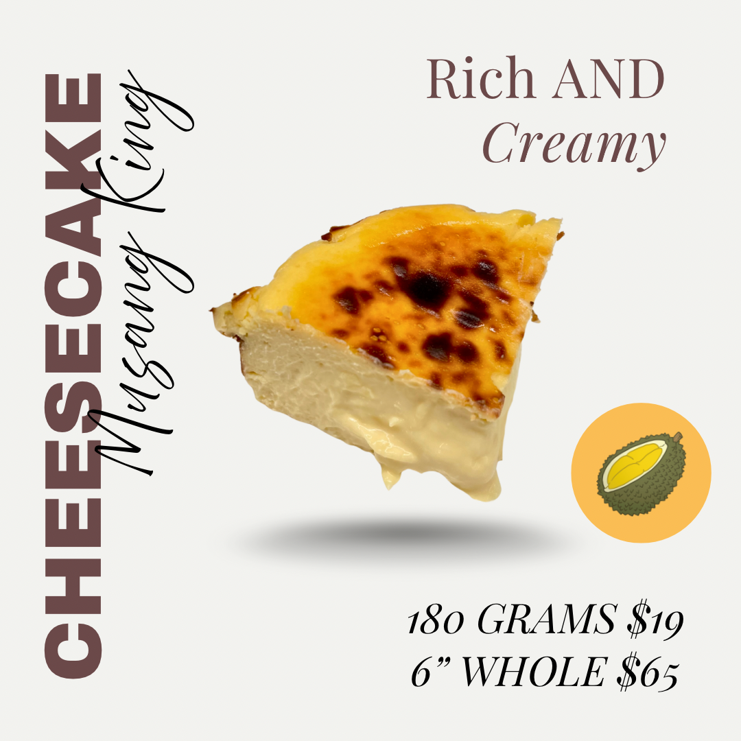 Musang King Basque Cheesecake 180g